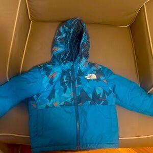 Boys North-face Reversible winter Jacket